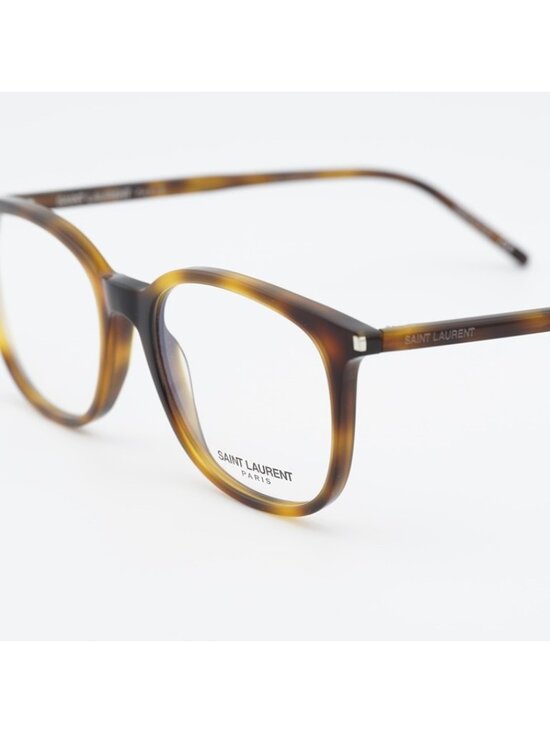 Saint Laurent SL307 003 Eyeglasses Havana 52mm Square Frame main image 5